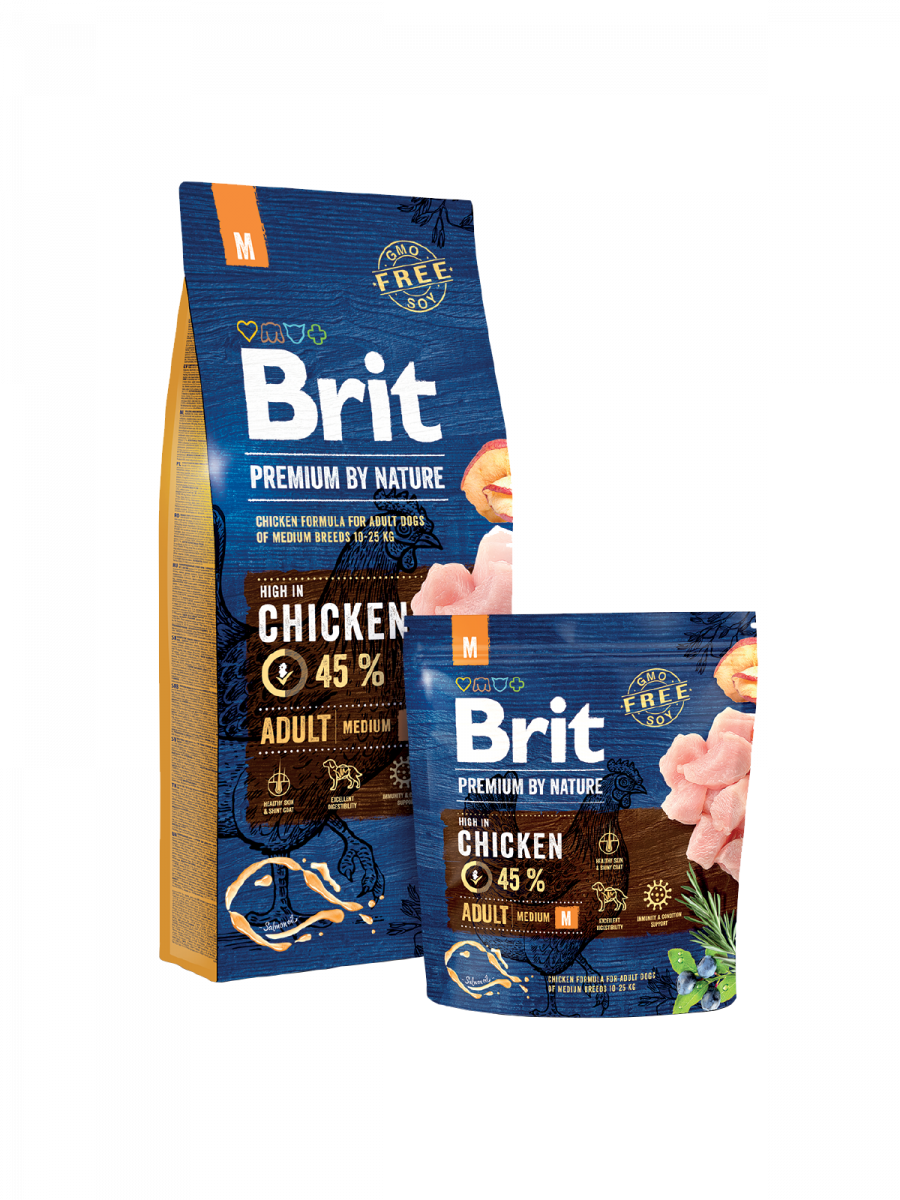 BRIT PREMIUM ADULTO M 15KG