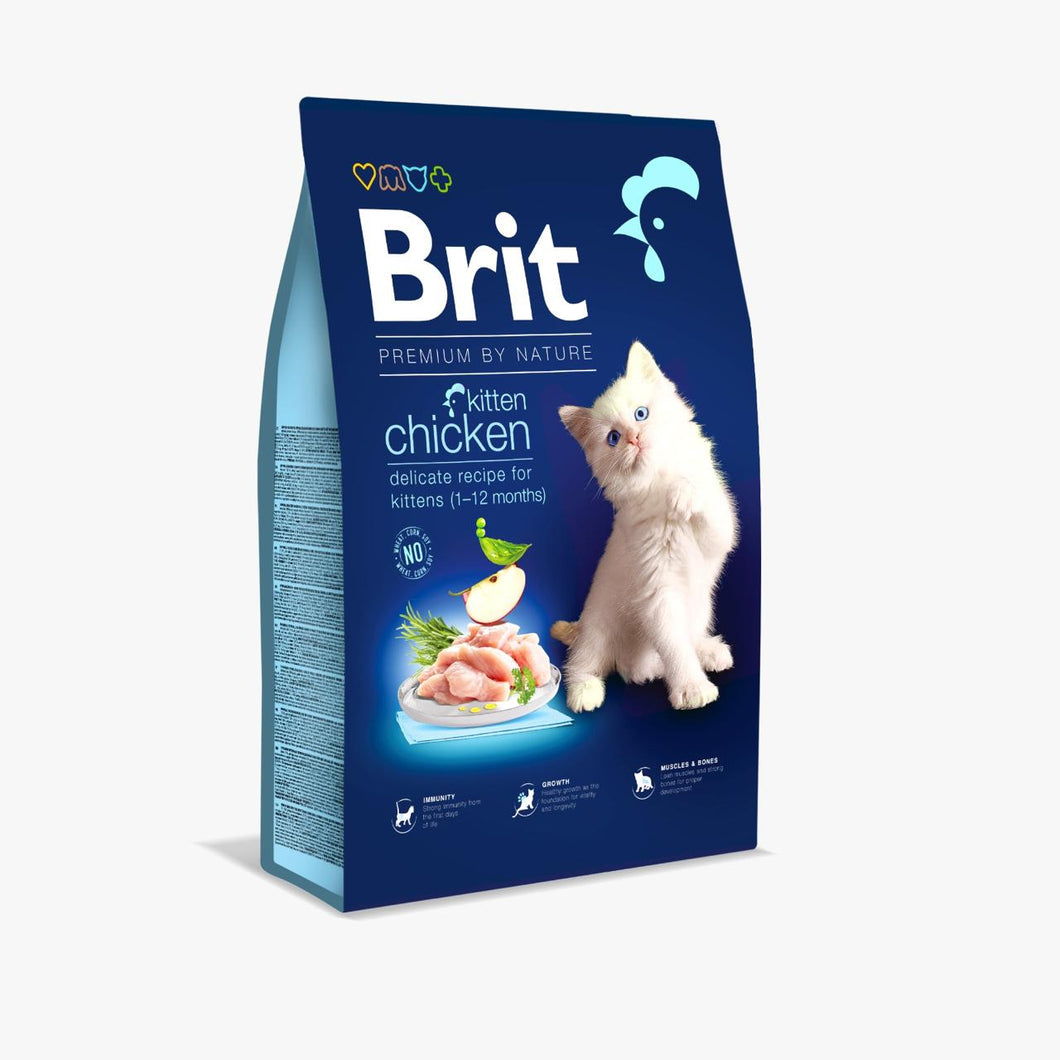 BRIT PREMIUM CAT KITTEN CHICKEN 8KG