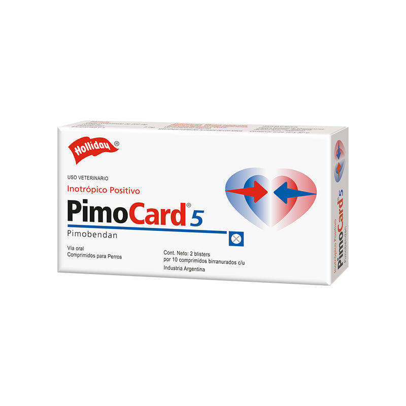 Pimocard 5 - Comprimidos (VENTA CON RECETA MEDICO VETERINARIA)