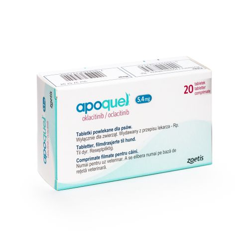 Apoquel 5,4 mg Comprimidos (VENTA SOLO CON RECETA MEDICO VETERINARIA)