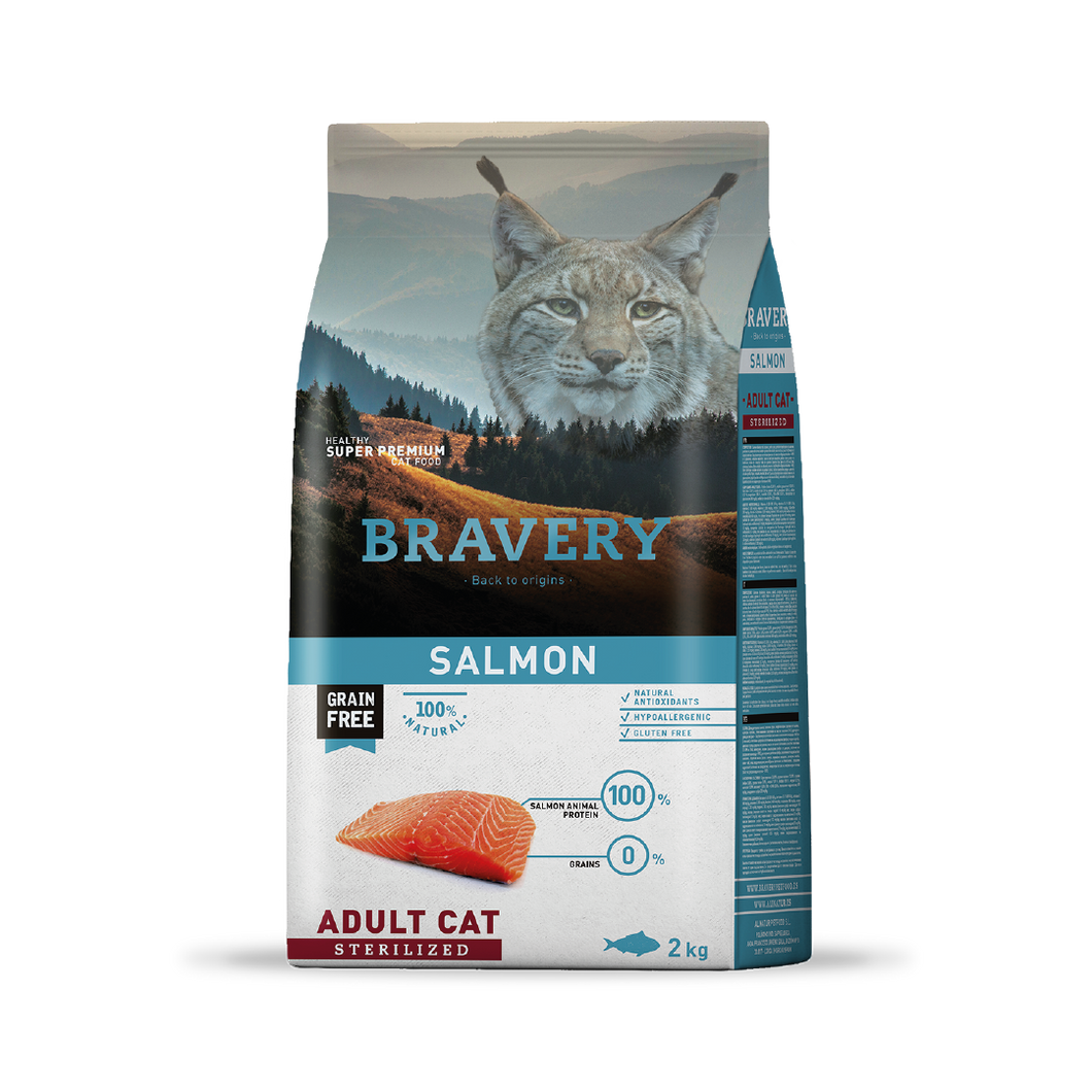 Bravery Salmon Adult Cat Sterilized (Salmón)