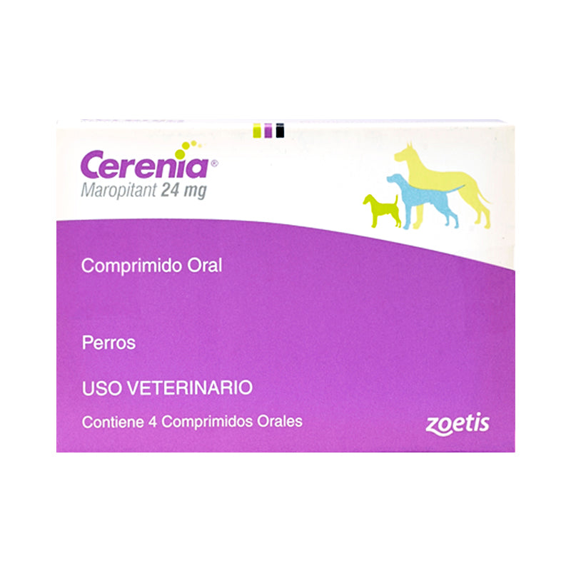 Cerenia 24 mg Comprimidos (VENTA CON RECETA MEDICO VETERINARIA)