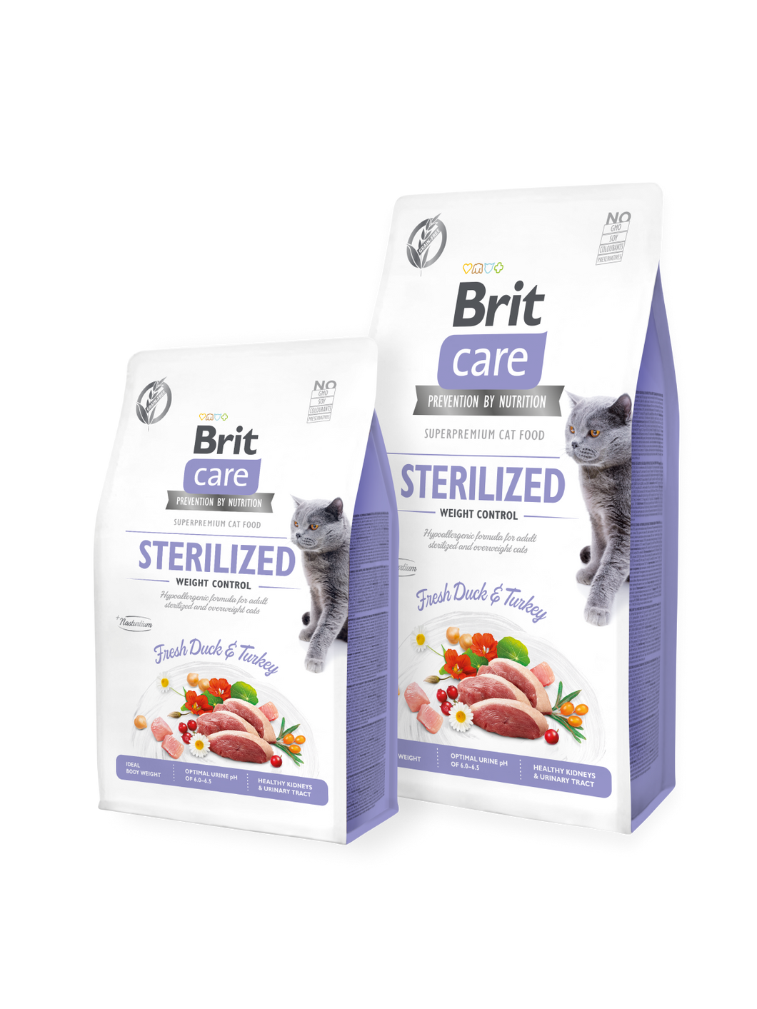 Brit Sterilized Weight Control Felino (Pato Fresco con Pavo)