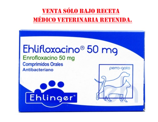 Ehlifloxacino 50 mg Comprimidos