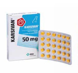 Karsivan 50 mg comprimidos OFERTA VENCIMIENTO SEPTIEMBRE 2023 (PRECIO NORMAL $27.400)